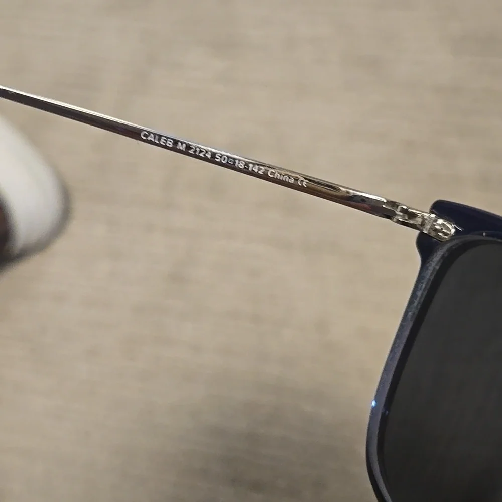 Warby Parker Caleb M 2124 Glasses Midnight Fade Silver
